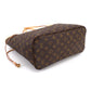 Louis Vuitton Monogram Neverfull MM Tote Bag Brown Pivowanne
