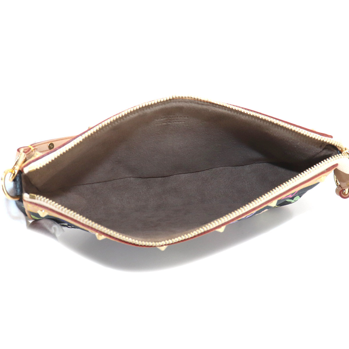 Louis Vuitton Monogram Multicolor Pochette Accessoire Hand Bag Noir