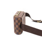Louis Vuitton Damier Geronimos Body Bag Waist Pouch Ebene Brown