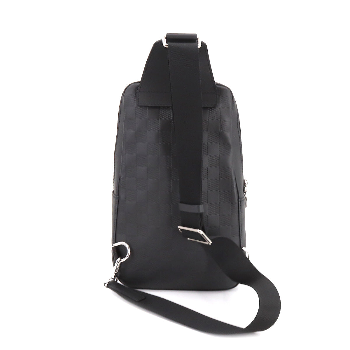 Louis Vuitton Damier Anfini Avenue Sling Body Bag Black