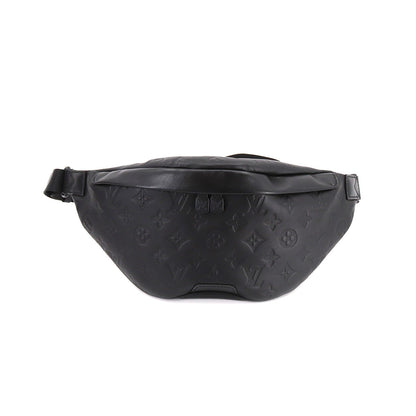 Louis Vuitton Monogram Shadow Discovery Bum Bag PM Body Bag Leather Noir