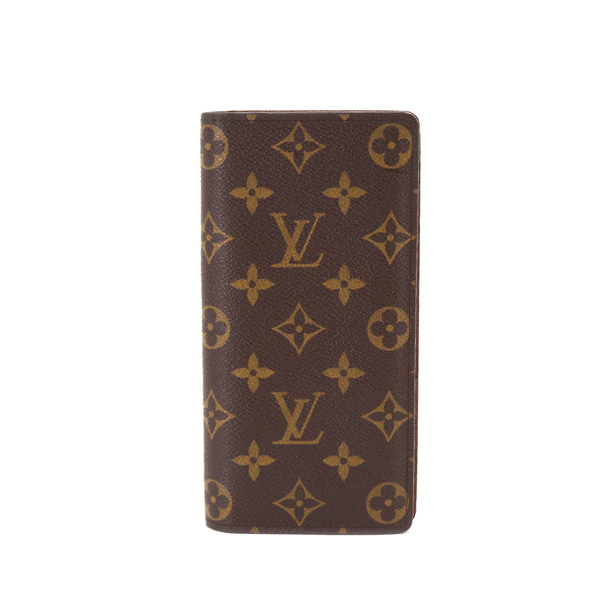 Louis Vuitton Monogram Portefeuille Brazza Long Wallet Brown