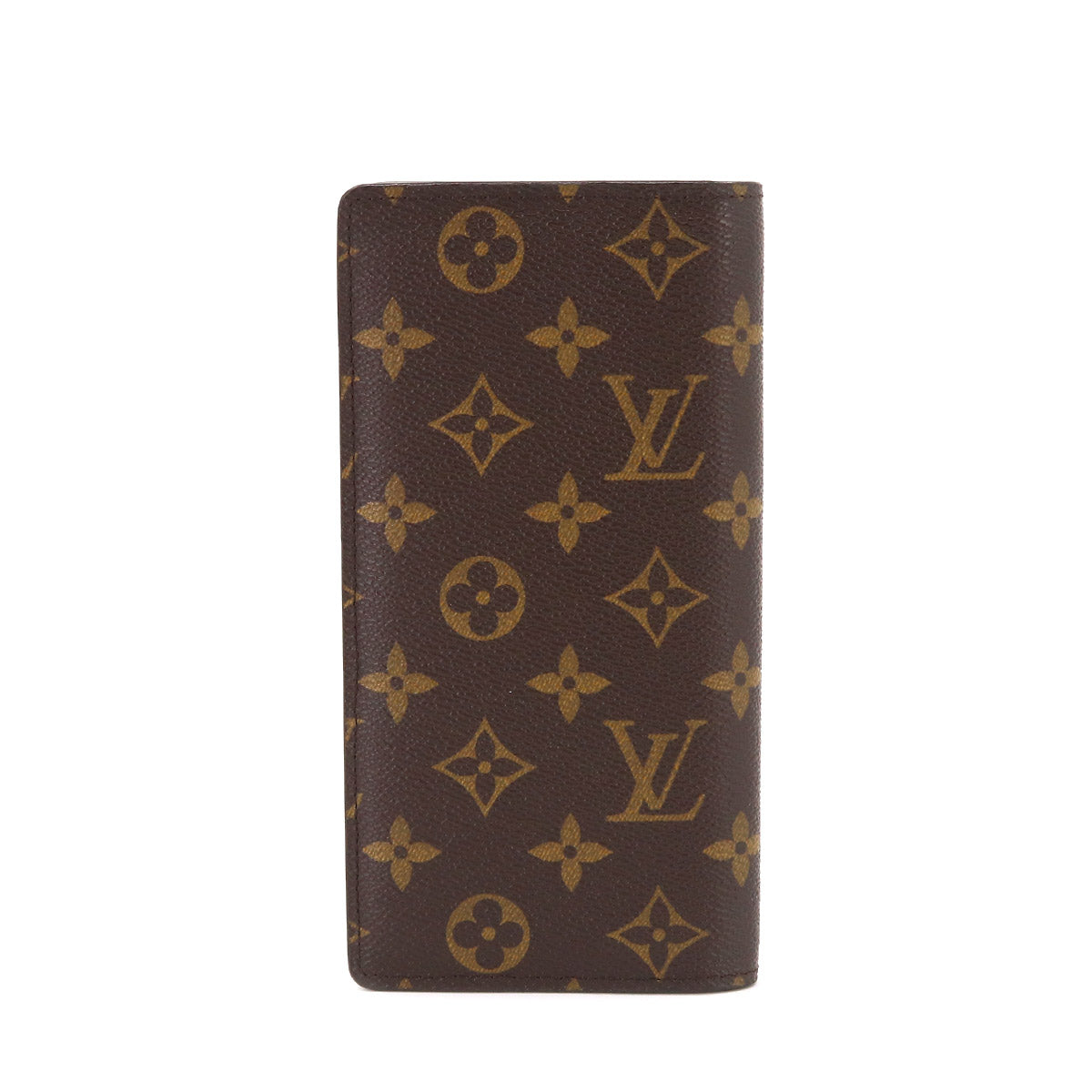Louis Vuitton Monogram Portefeuille Brazza Long Wallet Brown
