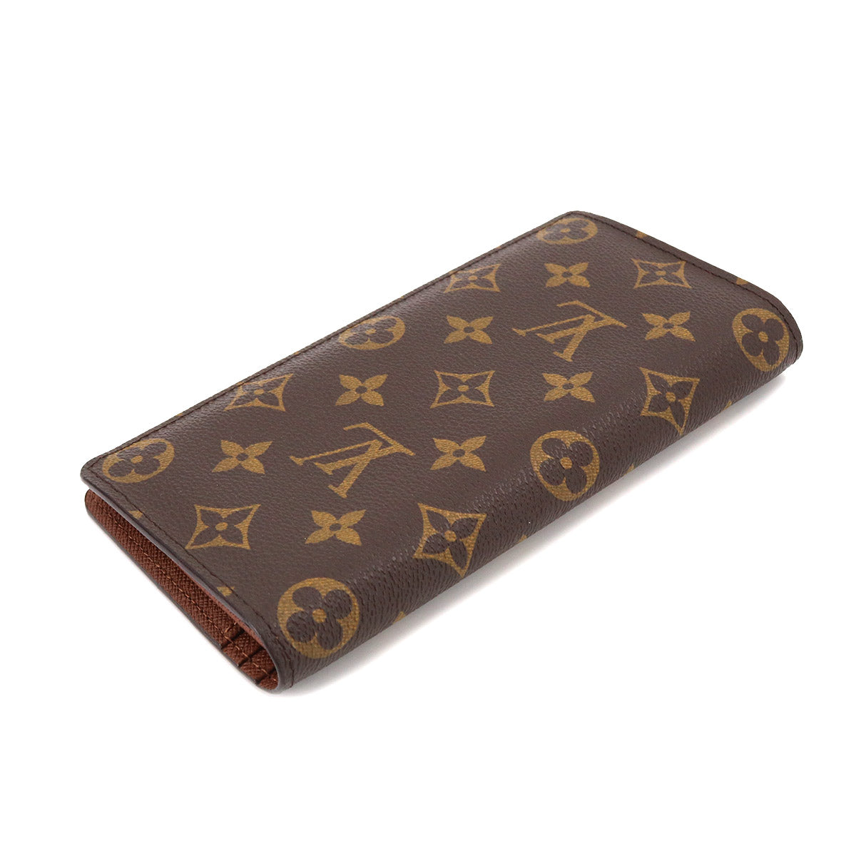 Louis Vuitton Monogram Portefeuille Brazza Long Wallet Brown