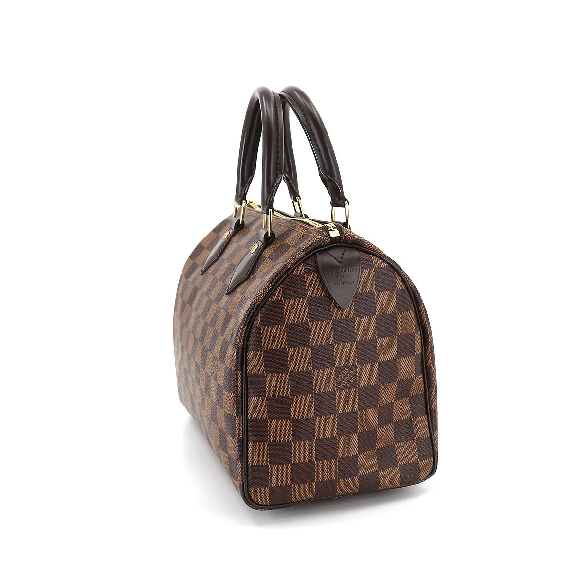 Louis Vuitton Damier Speedy 25 Hand Bag Ebene Brown