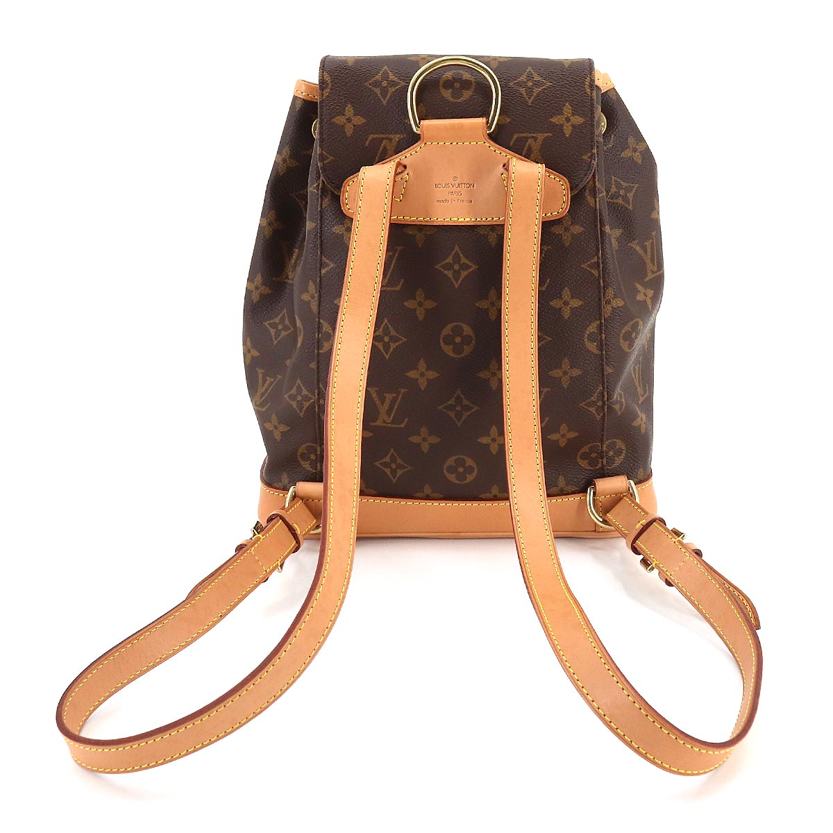 Louis Vuitton Monogram Montsouris MM Backpack Rucksack Brown