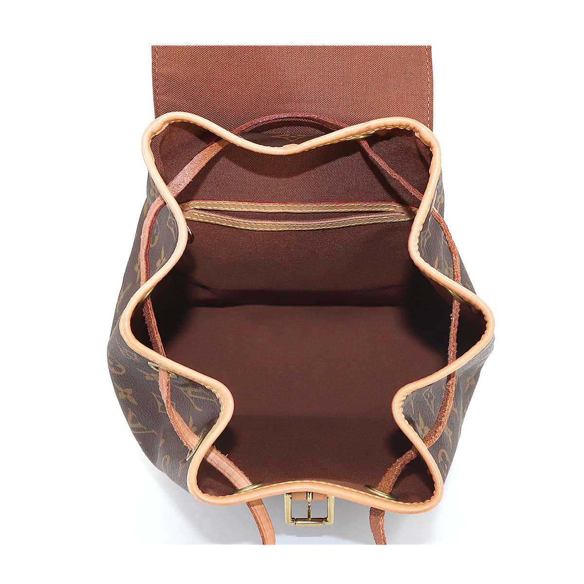 Louis Vuitton Monogram Montsouris MM Backpack Rucksack Brown