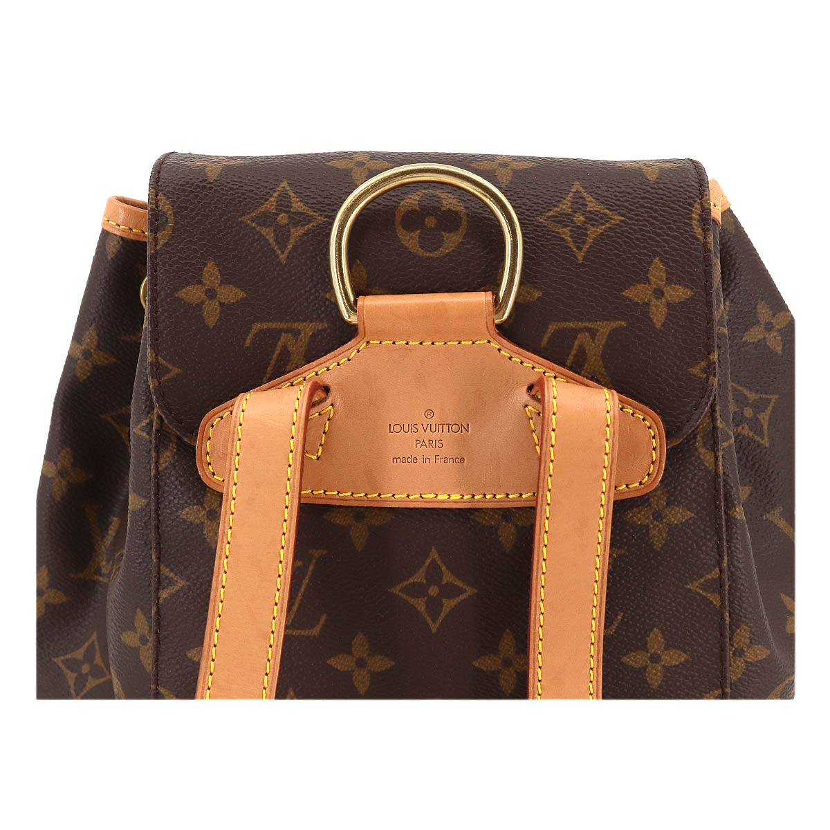 Louis Vuitton Monogram Montsouris MM Backpack Rucksack Brown