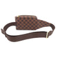 Louis Vuitton Damier Geronimos Body Bag Waist Pouch Ebene Brown