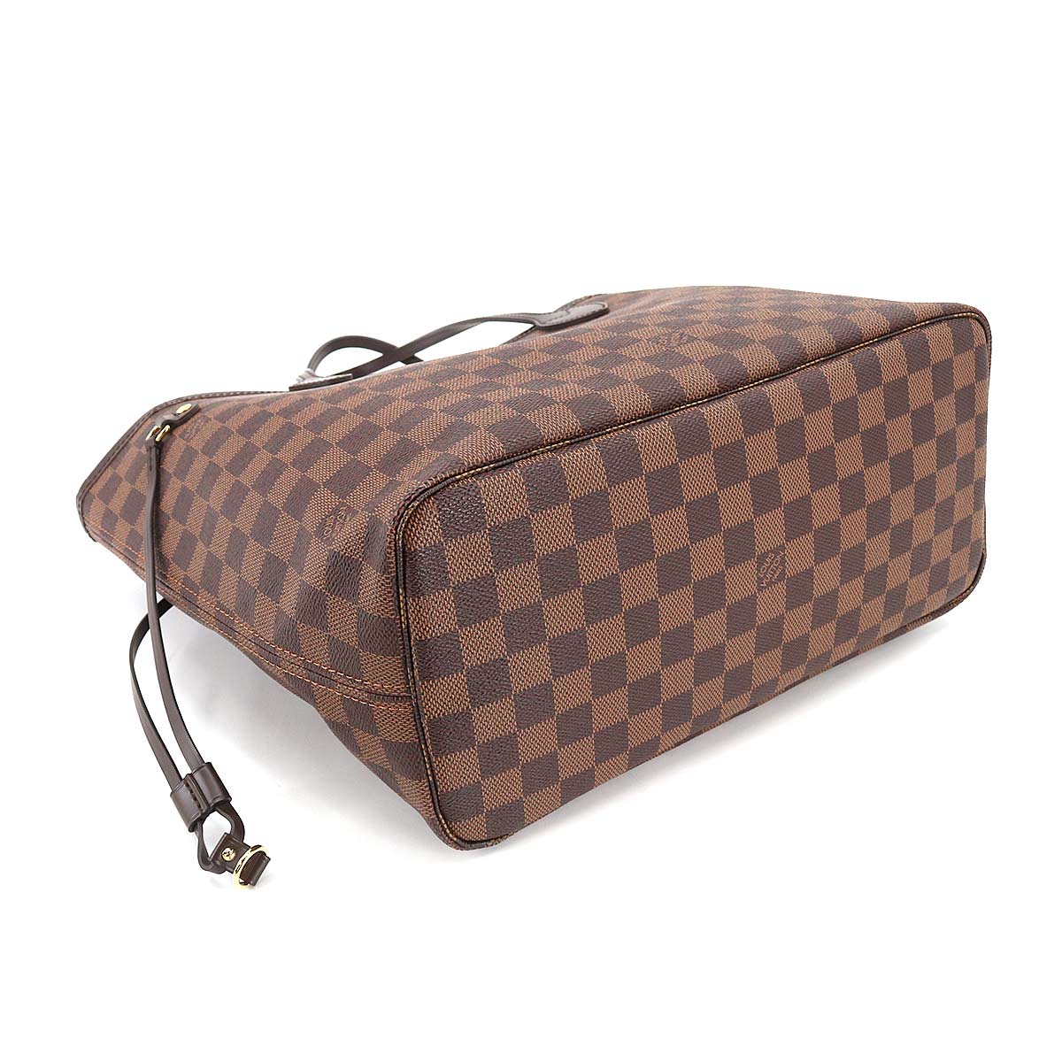 Louis Vuitton Damier Neverfull MM Tote Bag Ebene Cerise Brown
