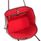 Louis Vuitton Damier Neverfull MM Tote Bag Ebene Cerise Brown