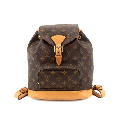 Louis Vuitton Monogram Montsouris MM Backpack Rucksack Brown