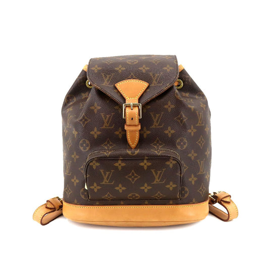 Louis Vuitton Monogram Montsouris MM Backpack Rucksack Brown