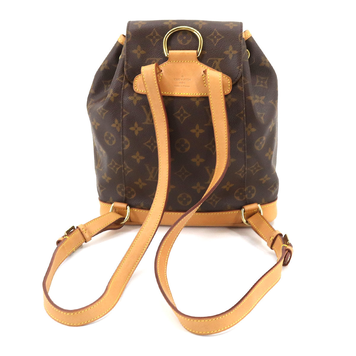 Louis Vuitton Monogram Montsouris MM Backpack Rucksack Brown