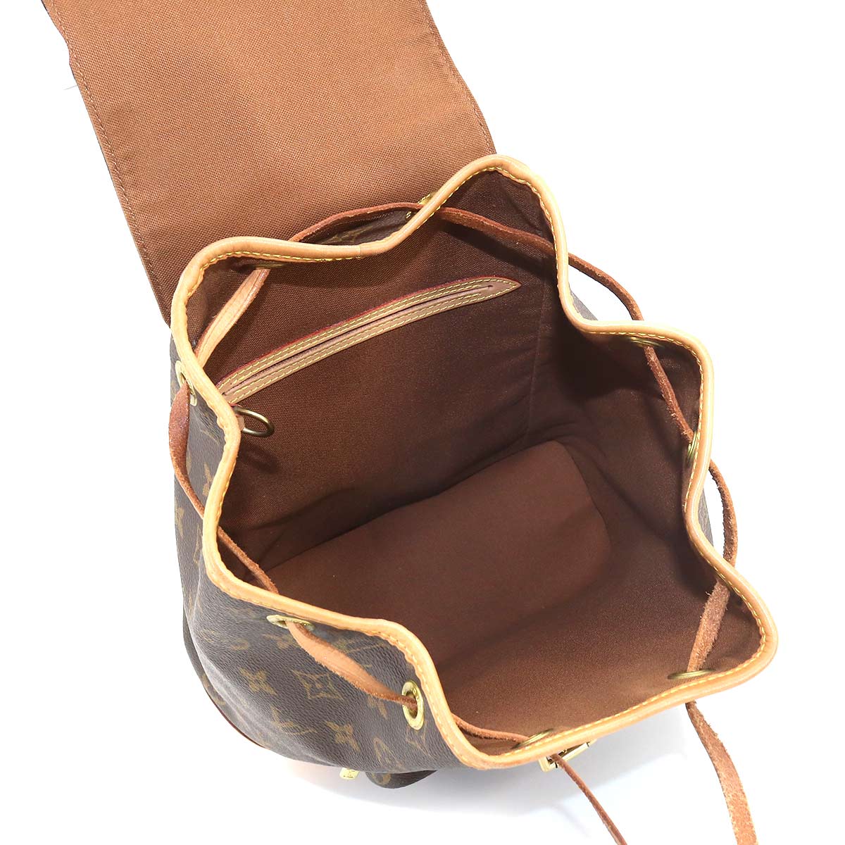 Louis Vuitton Monogram Montsouris MM Backpack Rucksack Brown