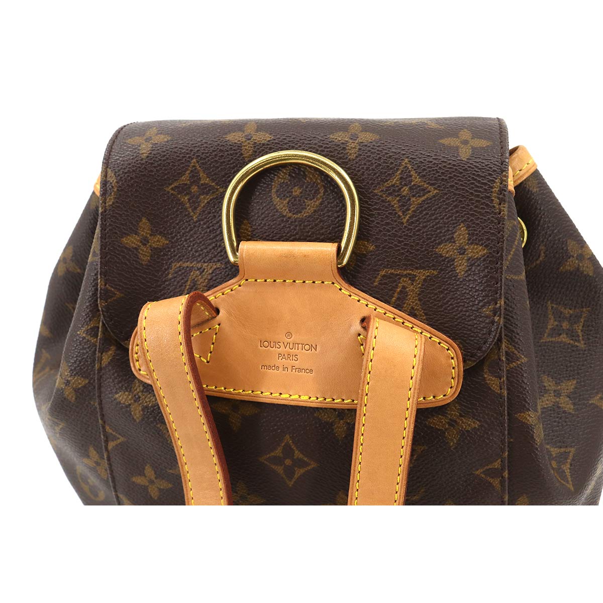 Louis Vuitton Monogram Montsouris MM Backpack Rucksack Brown