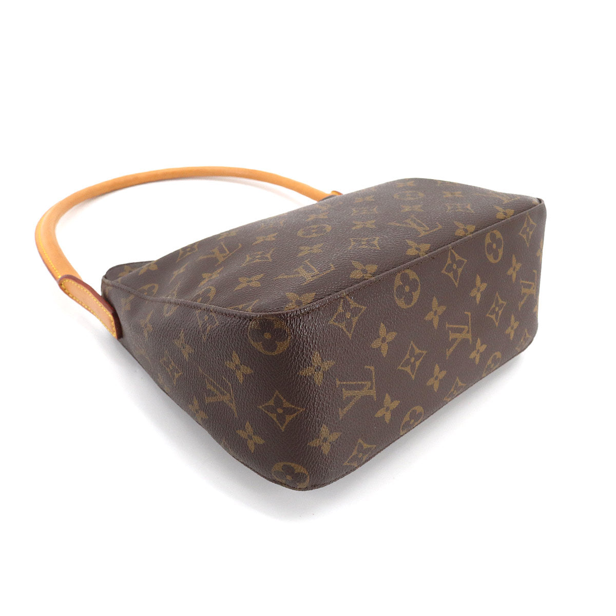 Louis Vuitton Monogram Looping MM Shoulder Bag Brown