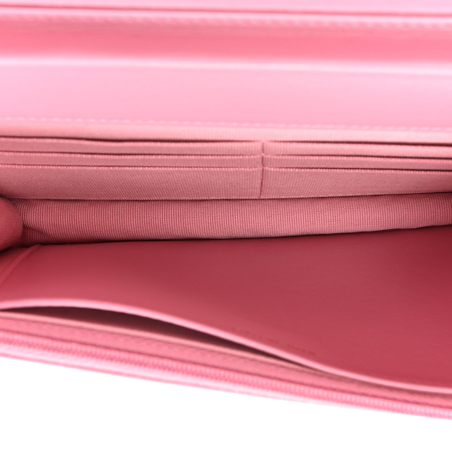 Amelia Tweed Quilted Wallet On Chain WOC Pink