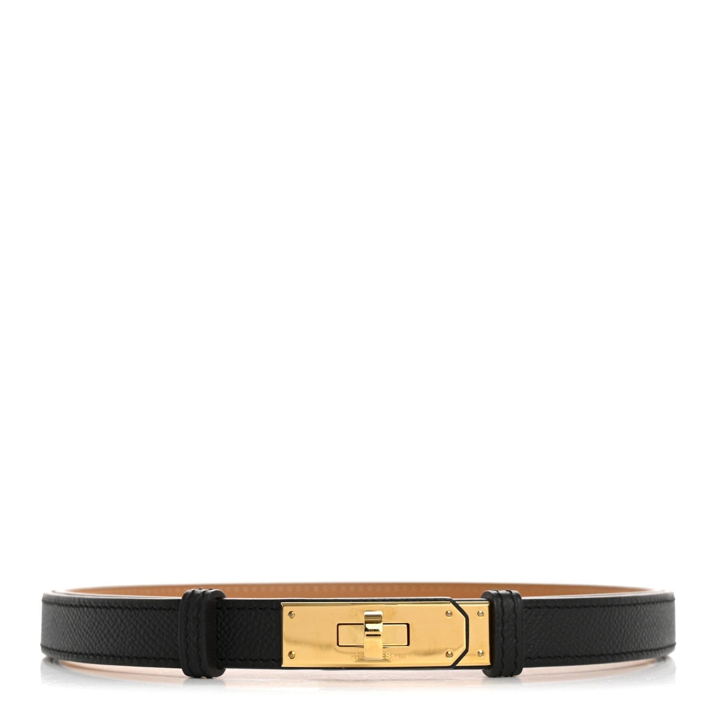 Amelia Epsom Kelly Belt Black