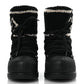 Louis Vuitton Suede Shearling Polar Flat Half Boots Black