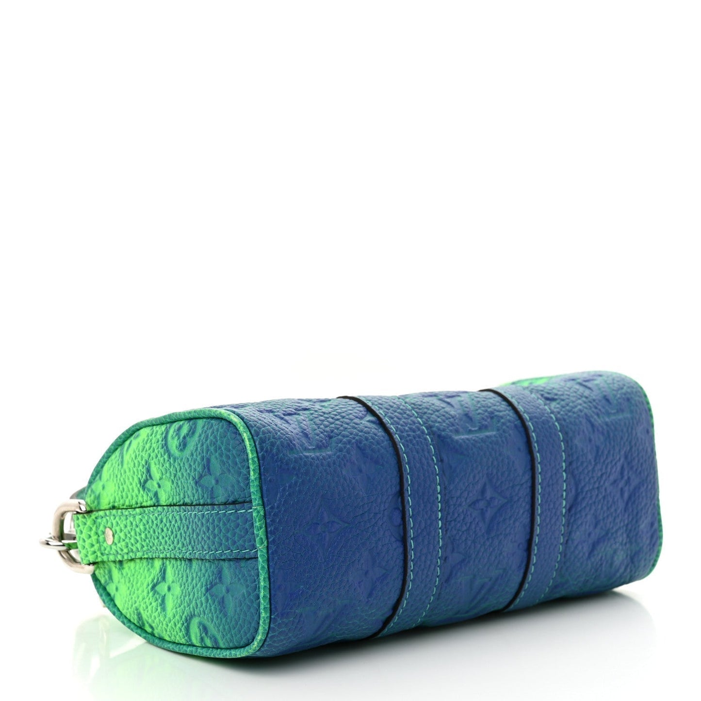 Louis Vuitton Taurillon Illusion Keepall XS Bleu Vert