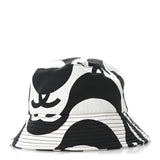 Amelia Cotton CC Bucket Hat Black White
