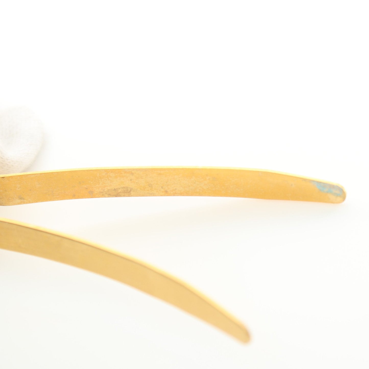 Chanel Hair Clip Gp Gold Logo 96A