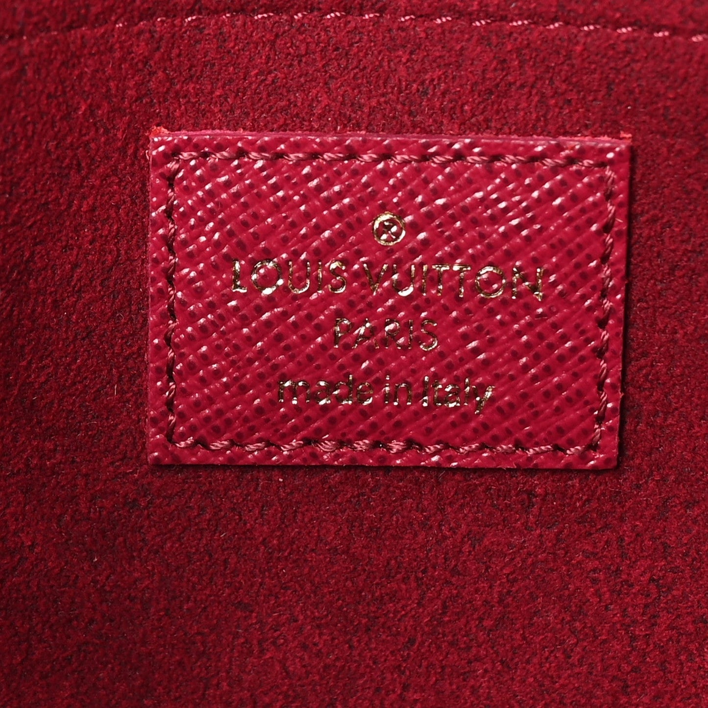 Louis Vuitton Monogram Pochette Felicie Chain Wallet Fuchsia