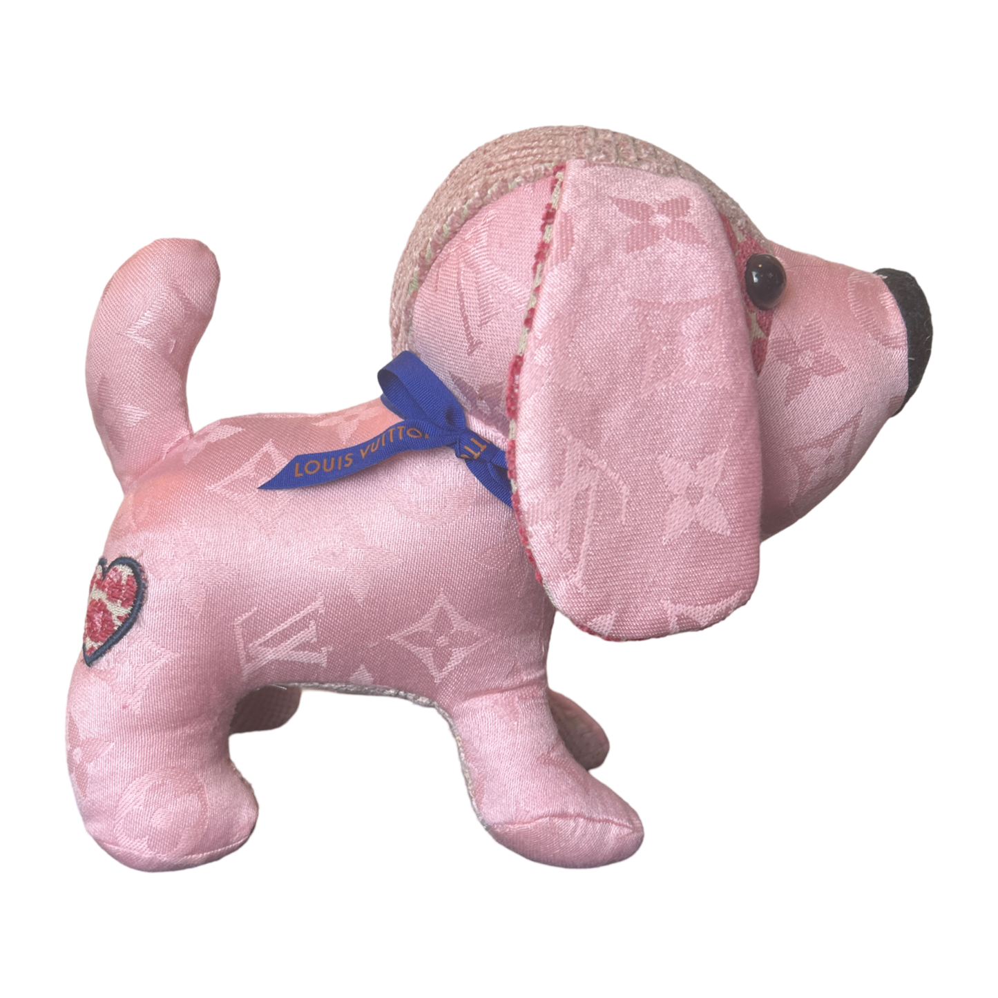 LV Monogram   Silk Scarf Loyal Puppy
