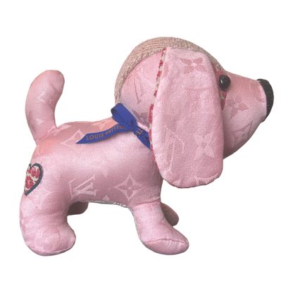 LV Monogram   Silk Scarf Loyal Puppy