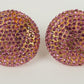 Boucles d'oreilles strassées Chanel
