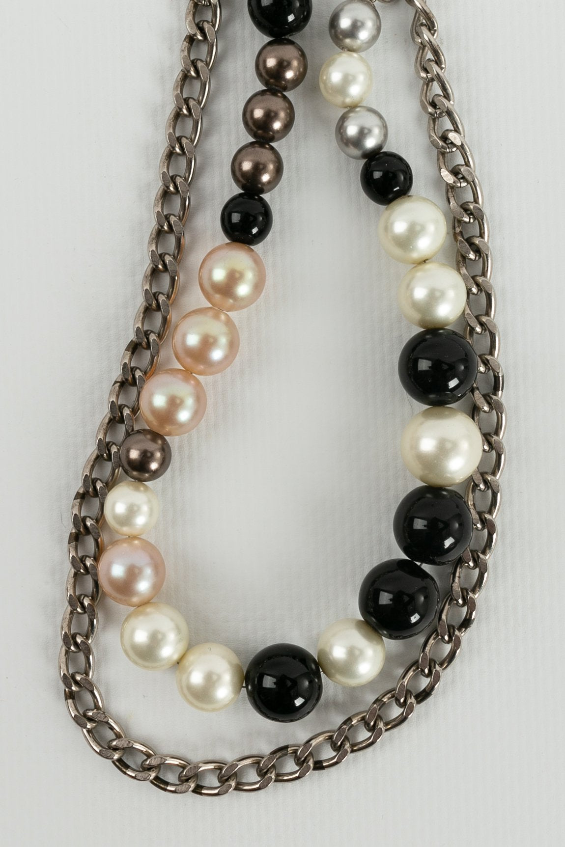 Ceinture argentée Chanel Printemps 2004