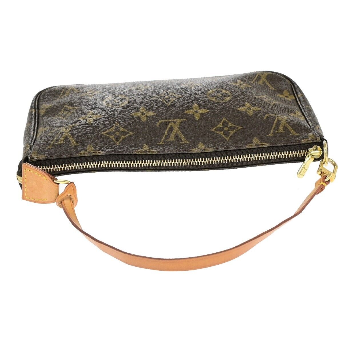 Louis Vuitton Pochette Accessoires  Canvas Clutch Bag