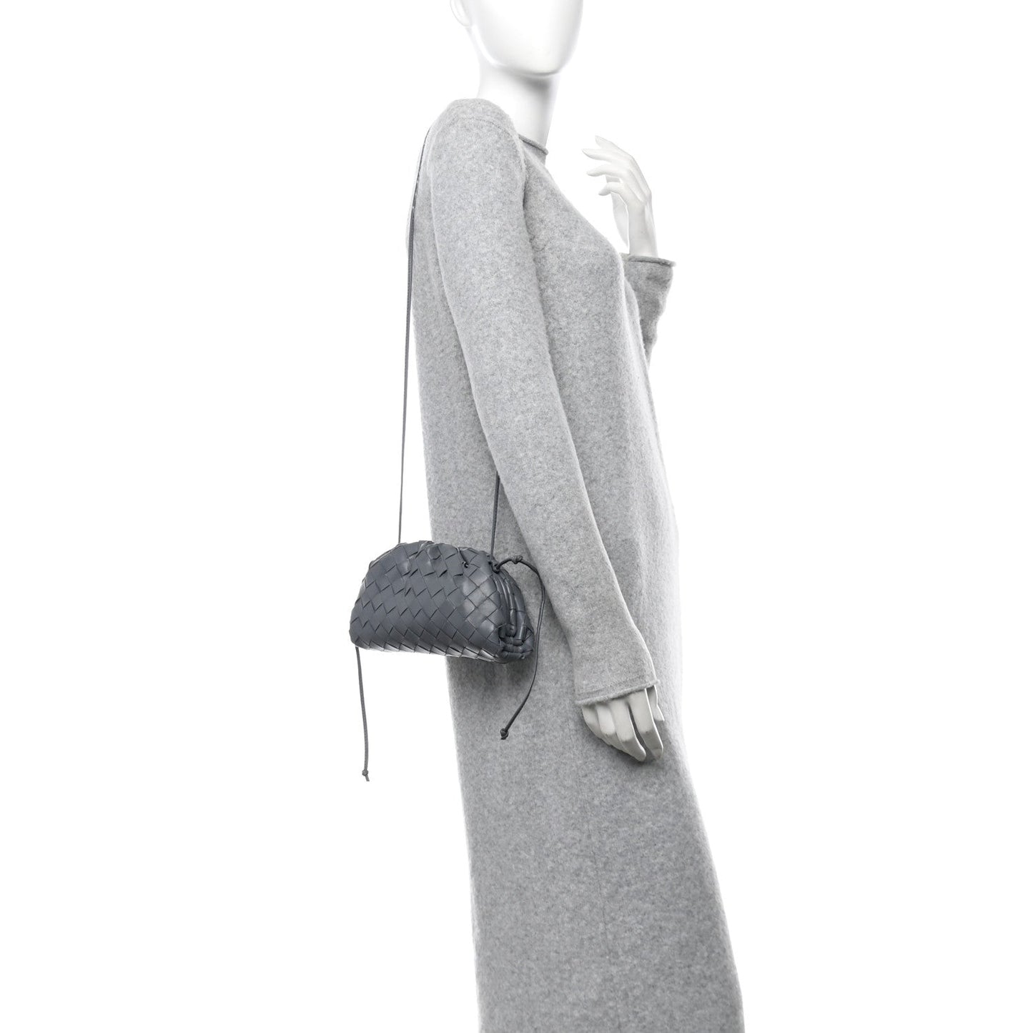 Bottega Veneta Nappa Intrecciato The Mini Pouch Thunder