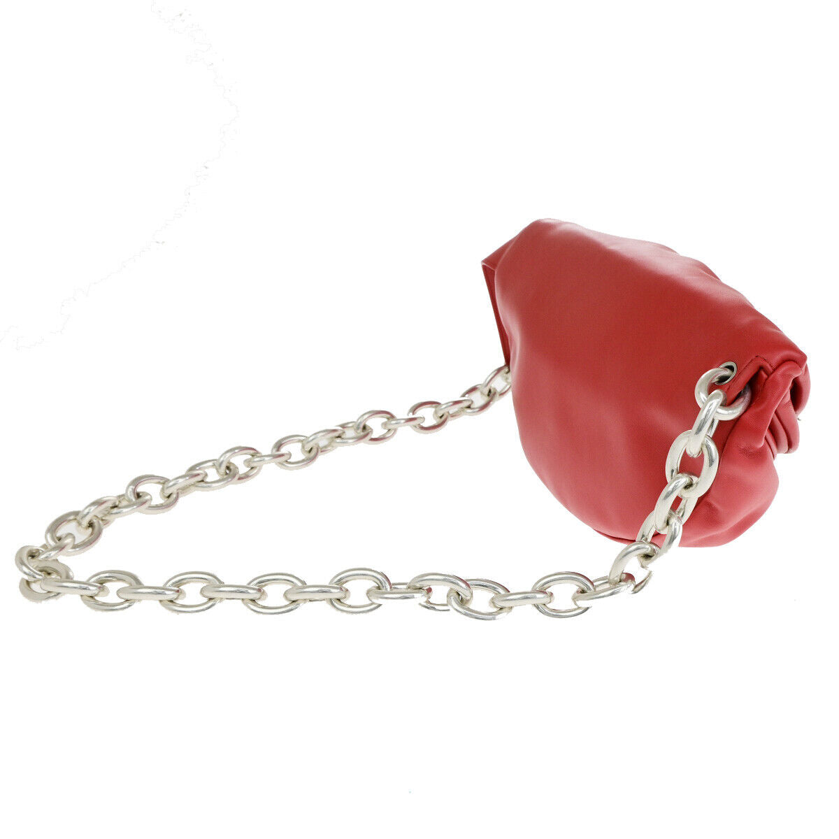 Bottega Veneta Chain Pouch  Leather Clutch Bag