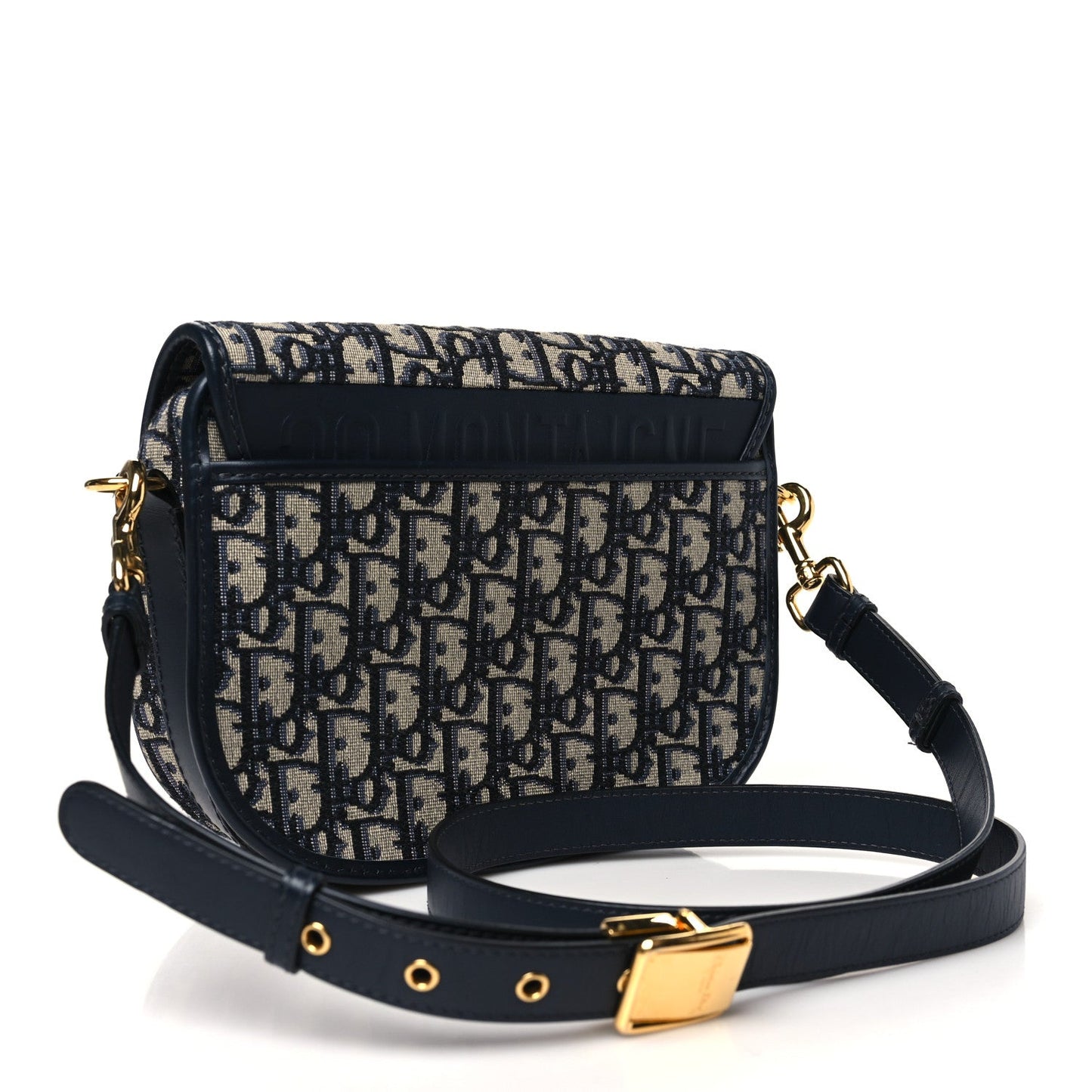 Christian Dior Oblique Medium Bobby Flap Blue