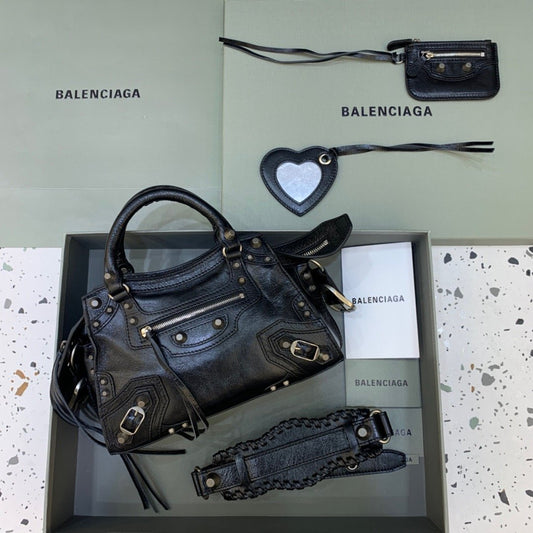 BLN-Ciaga Neo Cagole XS Handbag In Black, For Women,  Bags 10.2in/26Amelia700940210B01000