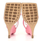 Bottega Veneta Lambskin Stretch Lounge Wedge Sandals 40 Ribbon