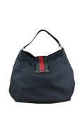 Gucci   Black GG Hobo Bag