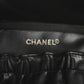 Amelia Lambskin Vanity Cosmetic Case Black