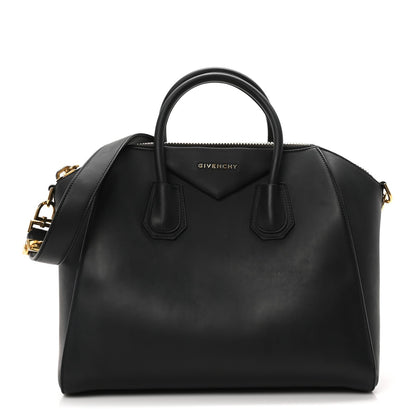 Givenchy Rubber Effect Calfskin Antigona Black