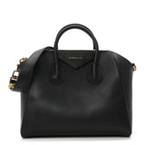 Givenchy Rubber Effect Calfskin Antigona Black