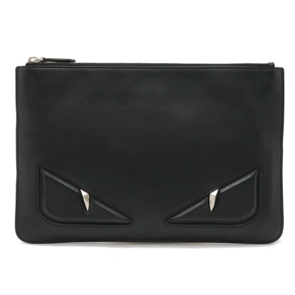 Fendi  Leather Clutch Bag (Pre-Owned)