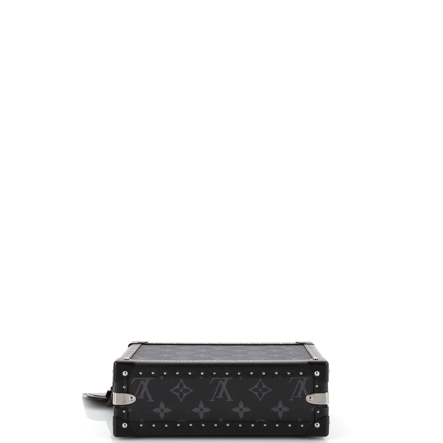 Clutch Box Bag Monogram Eclipse and Leather