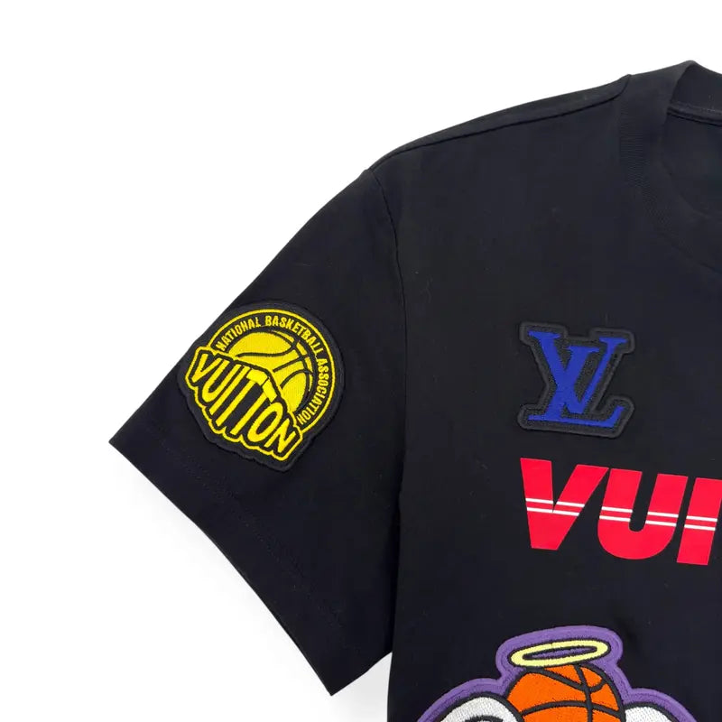 Louis Vuitton NBA Multi Logo Tee Black