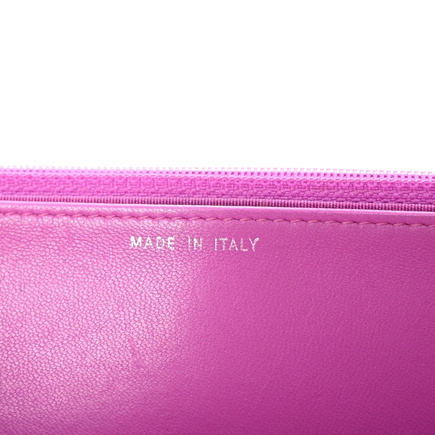 Amelia Lambskin Quilted Boy Wallet On Chain WOC Purple