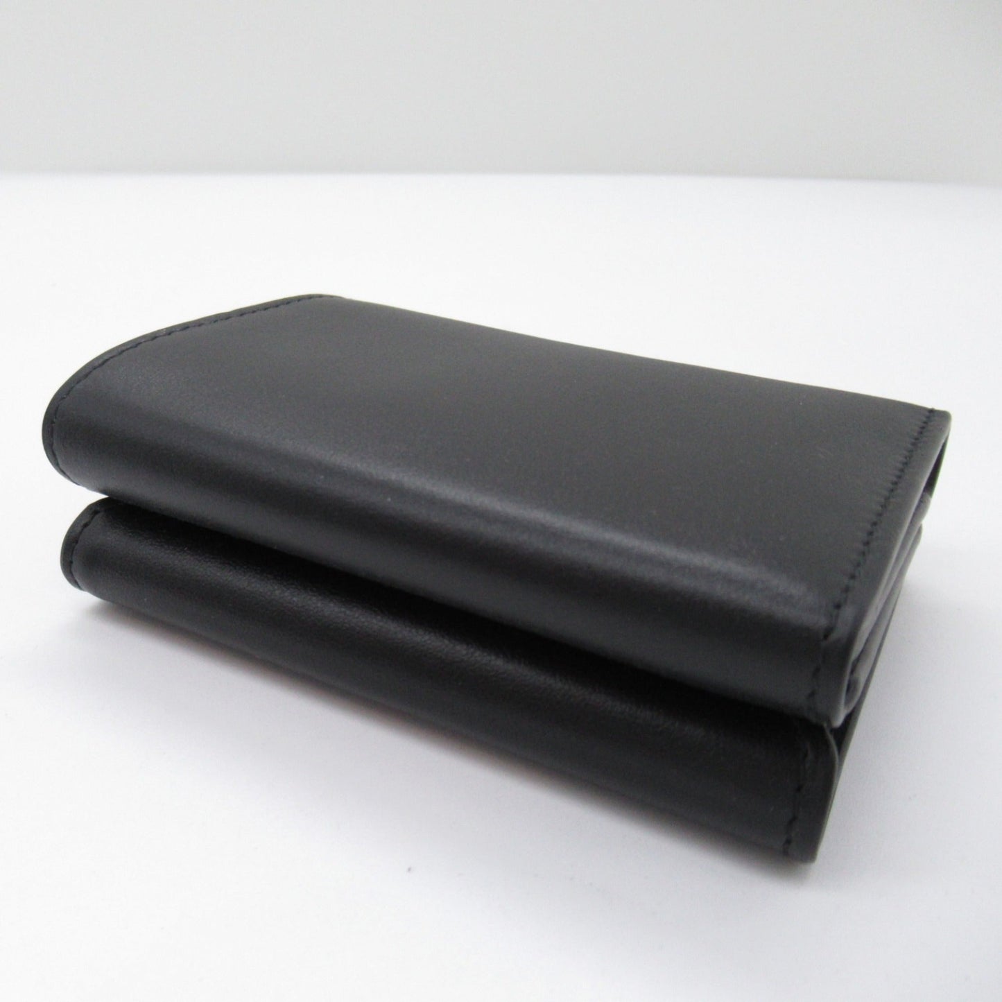 Blnciaga  Leather Middle Wallet (Tri-Fold)