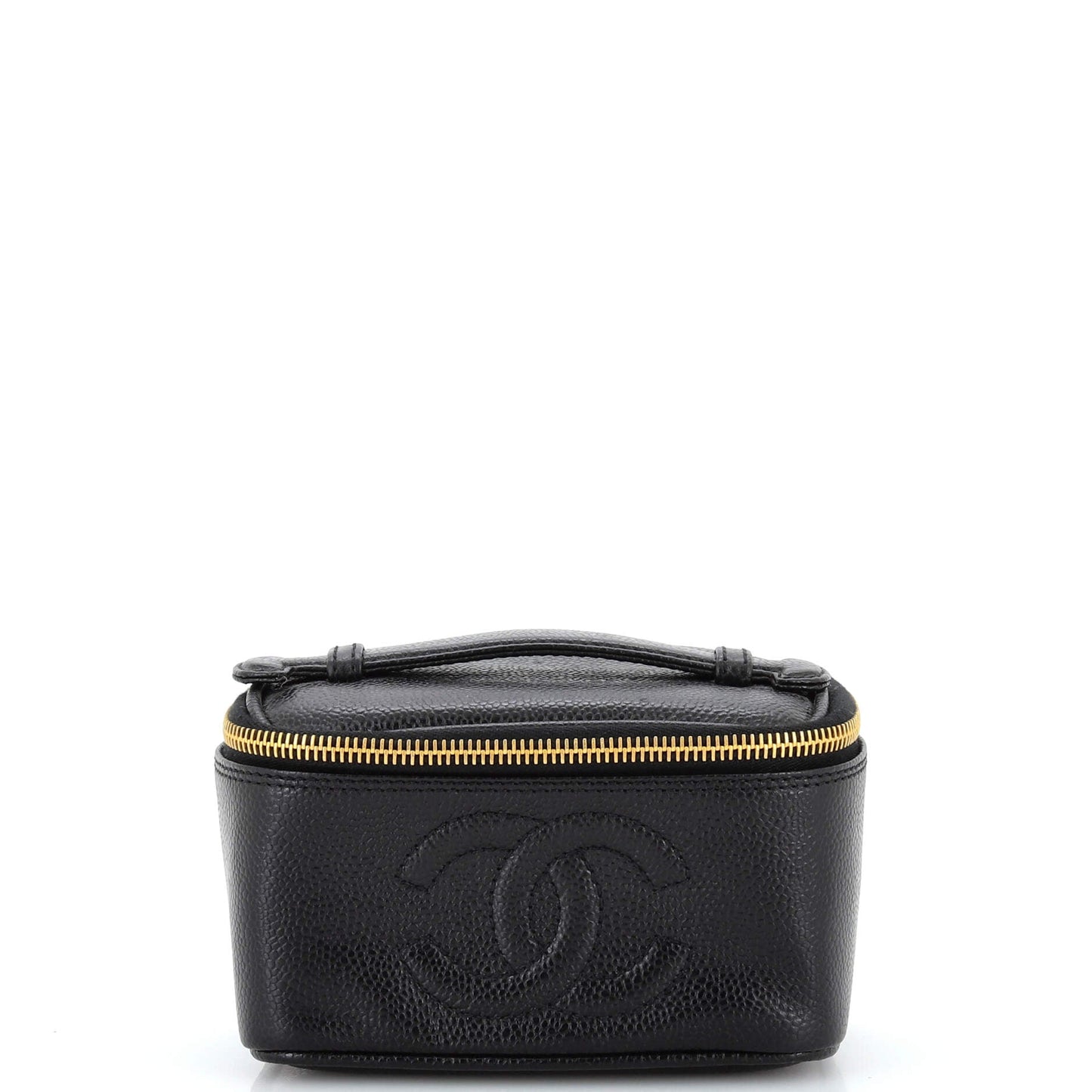 CHANEL   Timeless Cosmetic Case Caviar Small