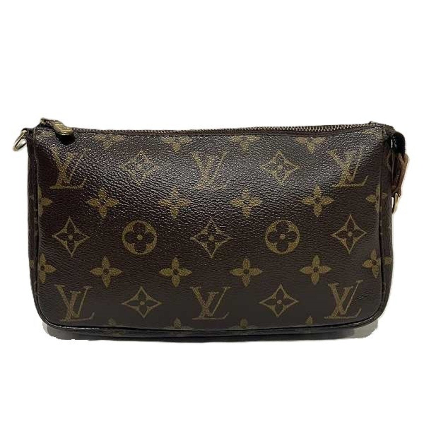 Louis Vuitton Pochette Accessoire  Canvas Clutch Bag