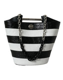 Blnciaga Chic Crocodile Leather Maxi Bucket Women's Bag